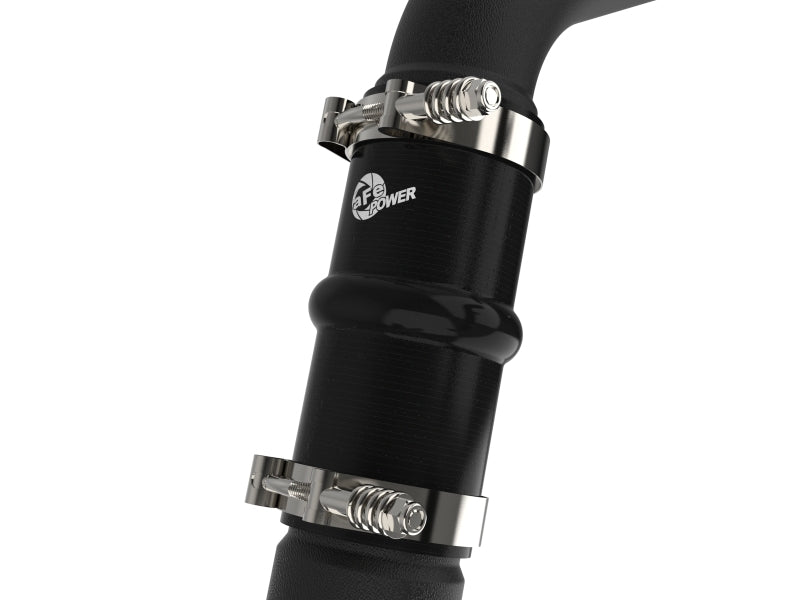 aFe RAM 1500 20-22 V6-3.0L (td) BladeRunner 2-1/2in & 3in Aluminum Hot Charge Pipe Black - 46-20598-B