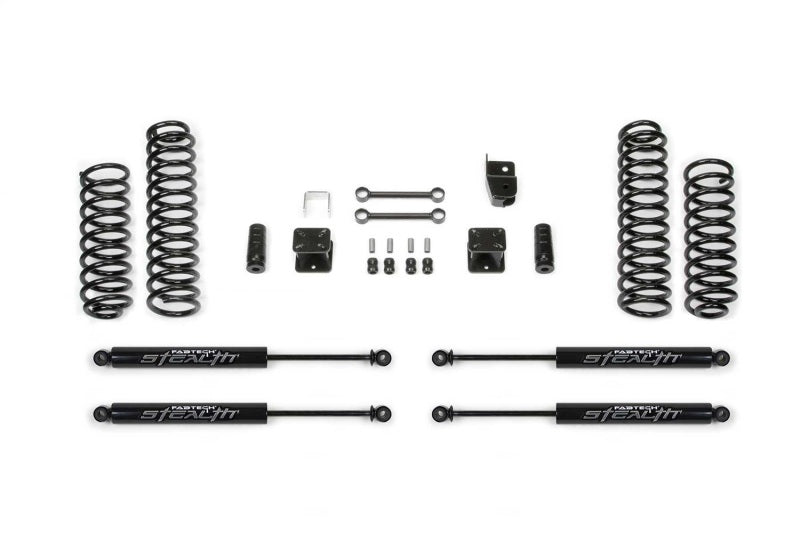 Fabtech 07-18 Jeep JK 4WD 4-Door 3in Sport System w/Stealth Shocks - FTS24104