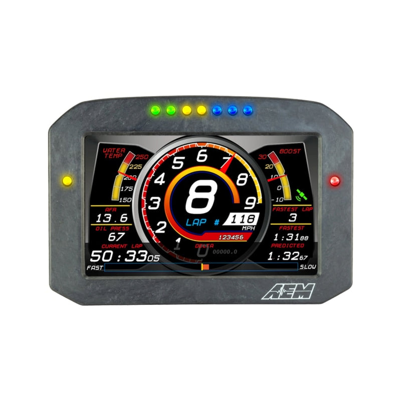 AEM CD-7 Carbon Flush Digital Dash Display - 30-5700F