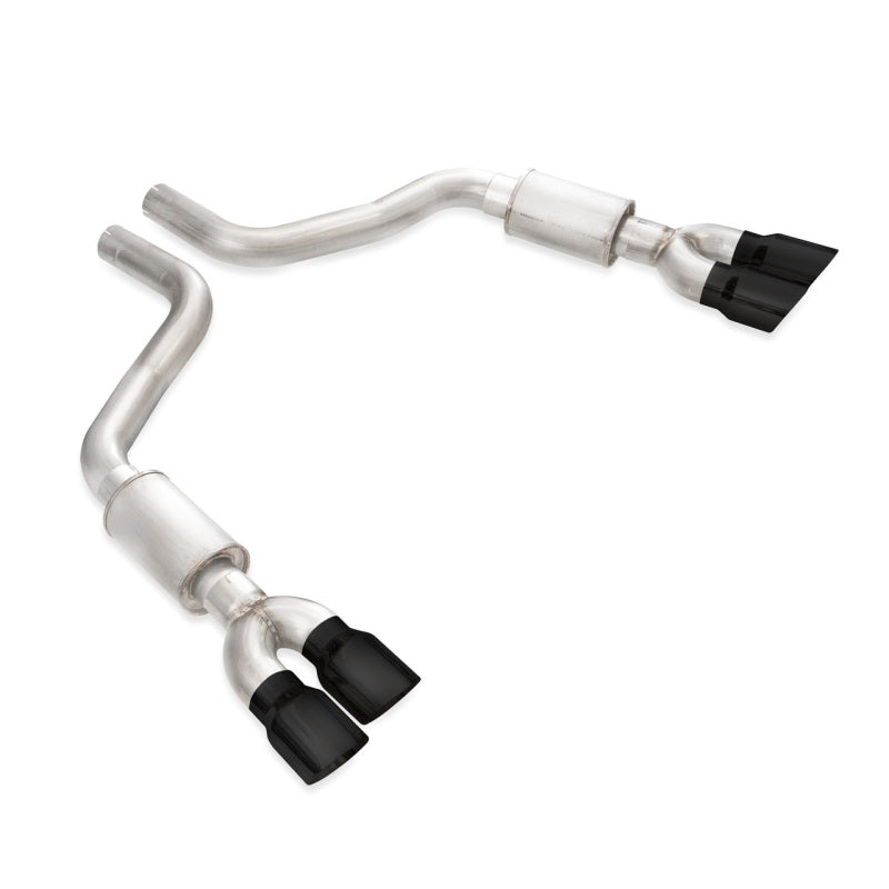 Stainless Works 15-21 Dodge Challenger 5.7/6.2/6.4L Legend Axle Back Exhaust System w/ Black-Out Tip - CHAL16ABL4B