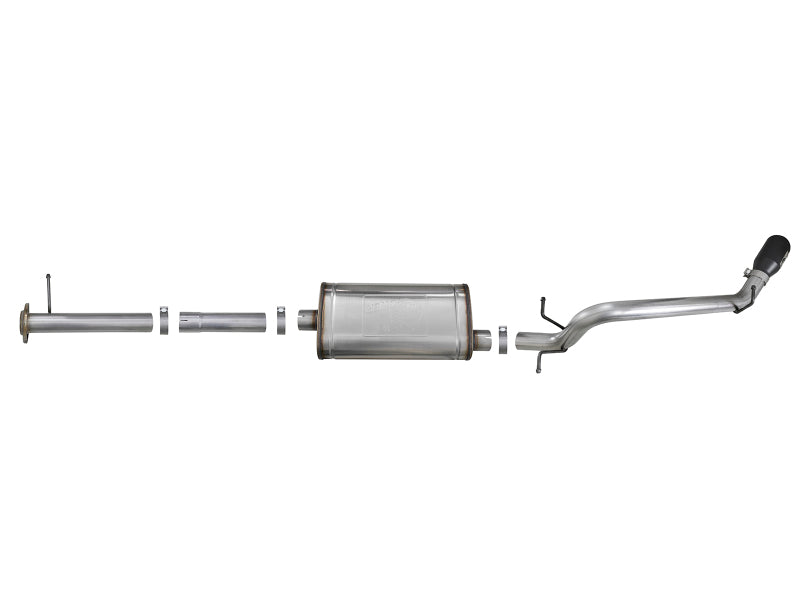 aFe MACH Force-Xp 3.0in 304 SS Cat-Back Exhaust w/ Black Tip 17-18 GM Colorado/Canyon - 49-44097-B