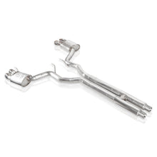 Load image into Gallery viewer, Stainless Works 2018+ Ford Mustang GT 3in Redline Series Catback H-Pipe w/Active Valves &amp; Quad Tips - M18CBHFCV