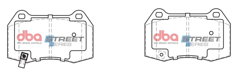 DBA 02-09 Nissan 350Z Street Series Front Brake Pads - DB1520SS