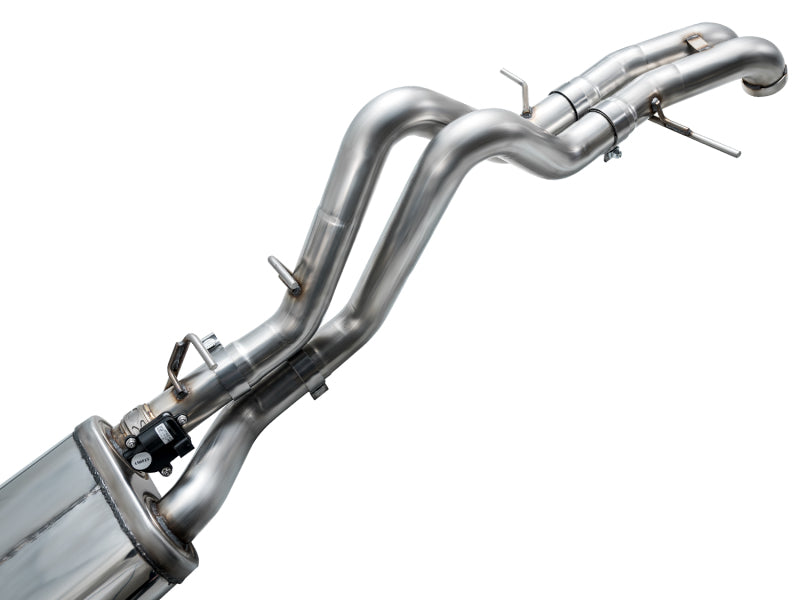 AWE Tuning 22-24 Ford Bronco Raptor 4WD Dual BashGuards Cat-Back SwitchPath Exhaust (No Tips) - 3025-31327