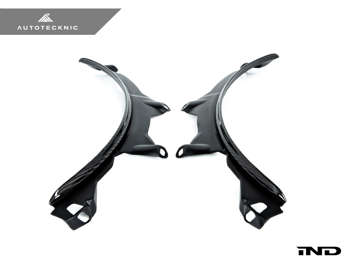 AutoTecknic Carbon Fiber Rear Wheel Arch Extension Set - BMW G30 5-Series