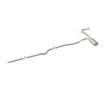Load image into Gallery viewer, MagnaFlow Cat Back, SS, 2.5in, Street, Single Straight Pass. Polished 4in Tip, 2015 Ford Fusion 2.5L - 19096