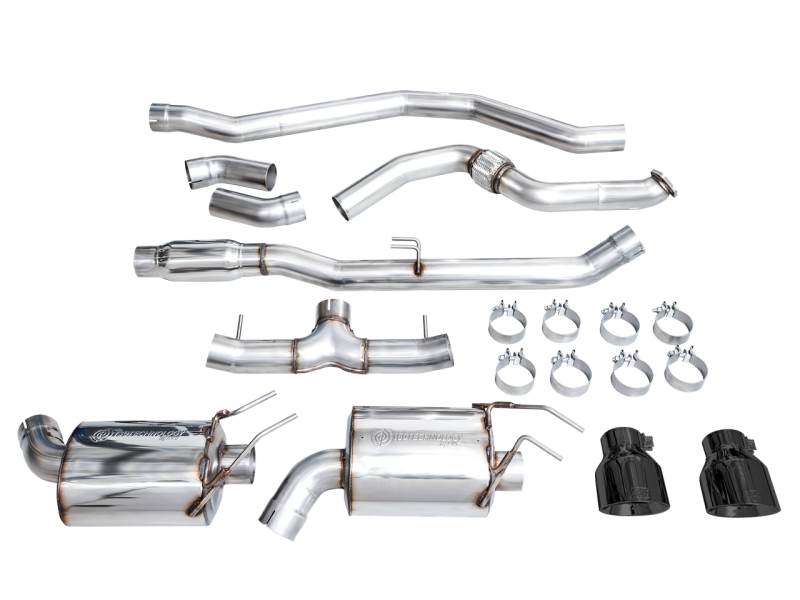 AWE Tuning 22+ Honda Civic Si/Acura Integra Touring Edition Catback Exhaust - Dual Diamond Black Tip - 3015-33331