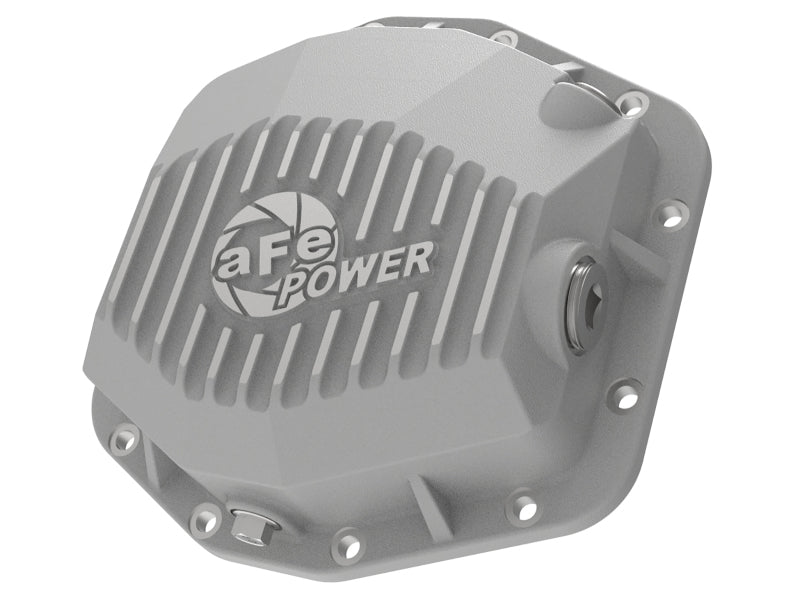 aFe Street Series Rear Differential Cover Raw 2018+ Jeep Wrangler (JL) V6 3.6L (Dana M220) - 46-71000A