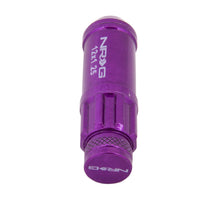 Load image into Gallery viewer, NRG 700 Series M12 X 1.25 Steel Lug Nut w/Dust Cap Cover Set 21 Pc w/Locks &amp; Lock Socket - Purple - LN-LS710PP-21