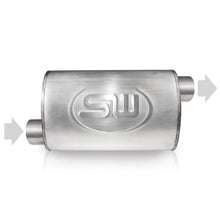 Load image into Gallery viewer, Stainless Works 2.5in ID OFFSET INLET/ 2.5in OD OFFSET OUTLET (ON OPPOSITE SIDES) 5inX9in - TM5S25O25OPS
