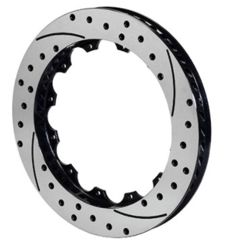 Wilwood Rotor-SRP48 SPC-37-RH-BLK-Drill 12.88 x 1.10 - 12 on 8.75in - 160-13543-BK