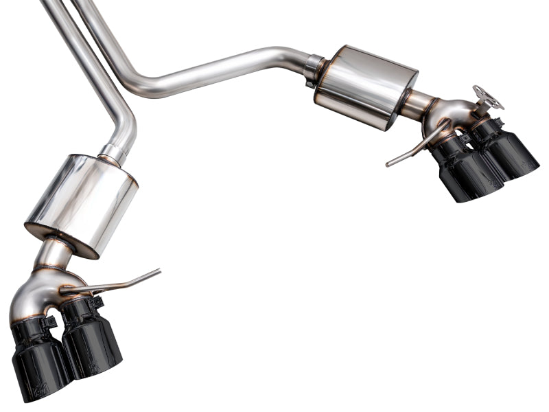 AWE Tuning 2022+ Porsche Macan 2.9TT Touring Edition Cat-Back Exhaust w/ Diamond Black Tips - 3015-43952