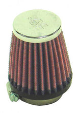 Load image into Gallery viewer, K&amp;N Universal Chrome Filter 1 9/16 inch FLG / 2 5/8 inch Bottom / 2 inch Top / 3 inch Height - RC-2290