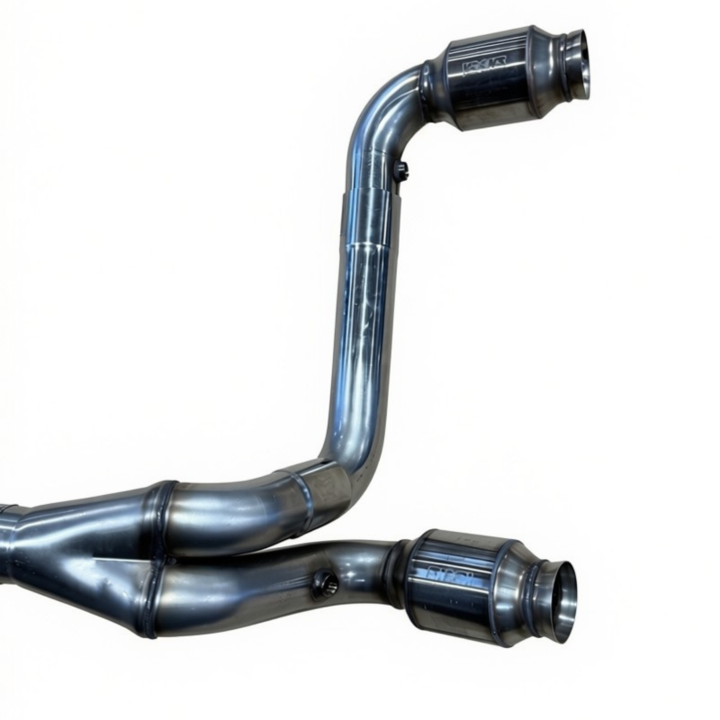 Kooks 19-20 Ram 1500 5.7L HEMI 3in x 3in Stainless Steel HIFLO Catted Y-Pipe - 35203200