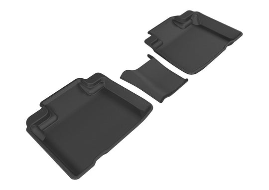 3D MAXpider 2015-2020 Ford Edge Kagu 2nd Row Floormats - Black - L1FR09321509