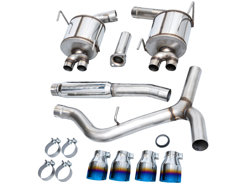 AWE Tuning 22-26 Subaru WRX Touring Edition Exhaust - Vapor Blue Tips - 3015-49979