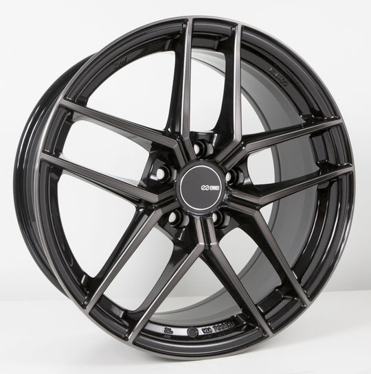 Enkei TY5 18x8 5x100 45mm Offset 72.6mm Bore Pearl Black Wheel - 498-880-8045MBM