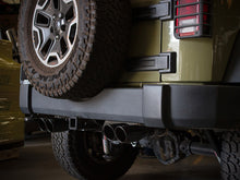 Load image into Gallery viewer, aFe Rebel Series 2.5in 409 SS Axle-Back Exhaust System Black 07-18 Jeep Wrangler (JK) V6-3.6L/3.8L - 49-48086-B