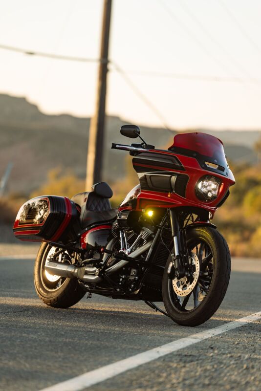 Baja Designs Harley D 22+ Low Rider ST- No Cut- DOT LP6 LED Headlight Kit DRL - White - 448319