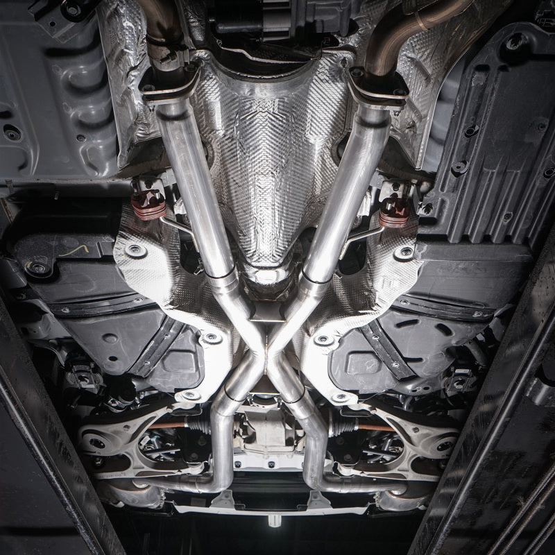 Stainless Works 11-20 Jeep Grand Cherokee 5.7L 3in Legend Catback Exhaust w/X-Pipe (Uses OEM Tips) - JPGC57CBL