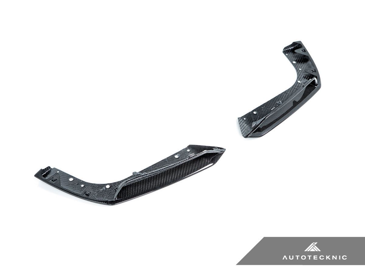 AutoTecknic Performance Dry Carbon Splitter Set - BMW F95 X5M