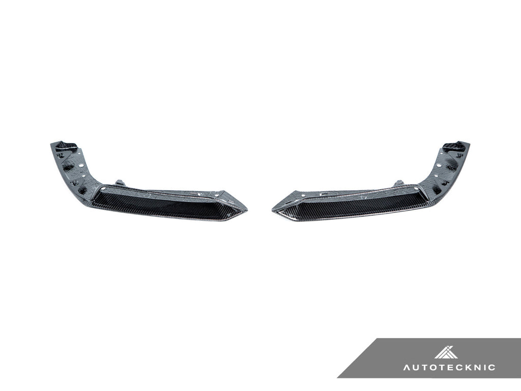 AutoTecknic Performance Dry Carbon Splitter Set - BMW F95 X5M