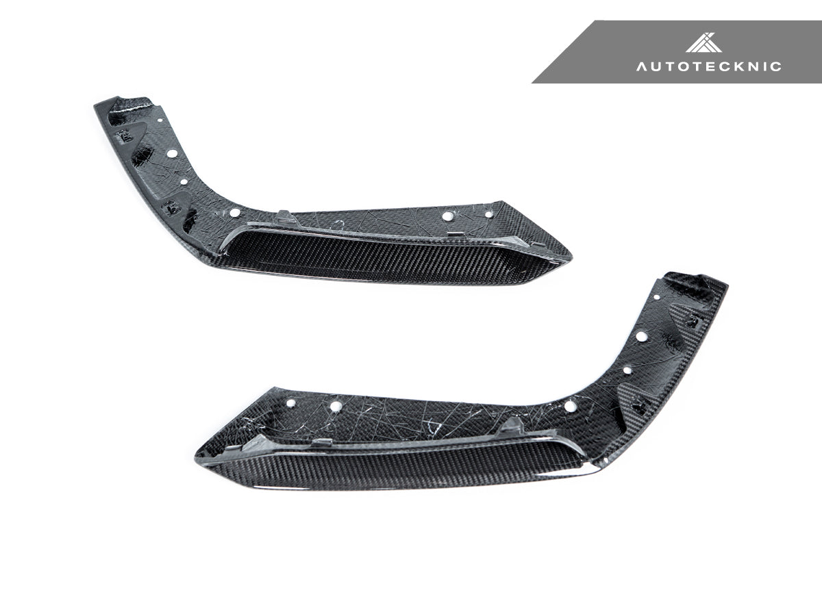 AutoTecknic Performance Dry Carbon Splitter Set - BMW F95 X5M