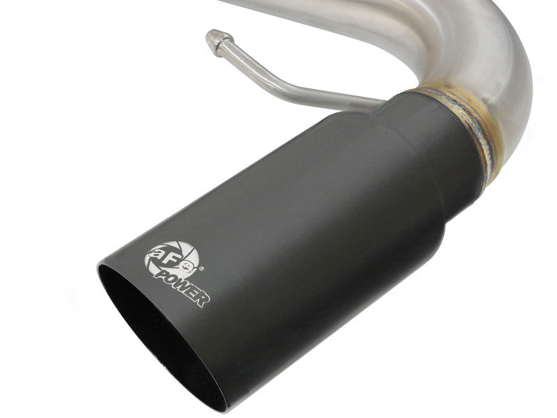aFe MACHForce XP 2.5in Axle Back Stainless Exhaust w/ Black Tips 07-13 BMW 335i 3.0L L6 (E90/92) N55 - 49-36327-B