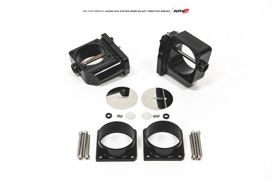 AMS Performance 2009+ GT-R R-35 Alpha CNC Big Bore Throttle Body Set w/ Vibrant HD Flanges - ALP.07.08.0006-4