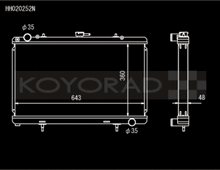 Load image into Gallery viewer, Koyo 89-94 Nissan 180SX/Silvia S13 SR20DET (MT) N-FLO (Dual Pass) Radiator - HH020252N