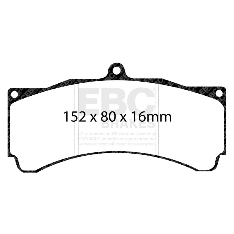 EBC Alcon CAR89/TA6 Caliper / AP Racing CP5570 Caliper Bluestuff Brake Pads - DP5032NDX