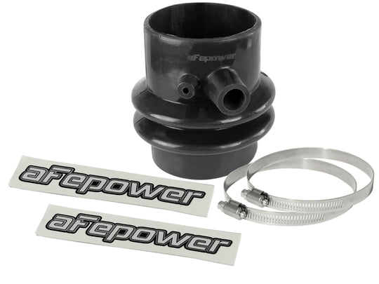 aFe Magnum FORCE Intake Coupling Kit (3-1/4 IN ID x 4-1/2 IN L) Straight Bellow-Coupler - Black - 59-00110