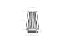 Load image into Gallery viewer, aFe POWER Universal Clamp-On Air Filter w D2 Dura-Dry Media 3in F x 5in B x 3-1/2in T x 7in H - 21-30003V