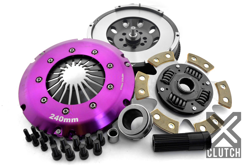 XClutch 07-10 BMW 335i Base 3.0L Stage 2R Extra HD Sprung Ceramic Clutch (8 Bolt/PB in Input Shaft) - XKBM24565-1R