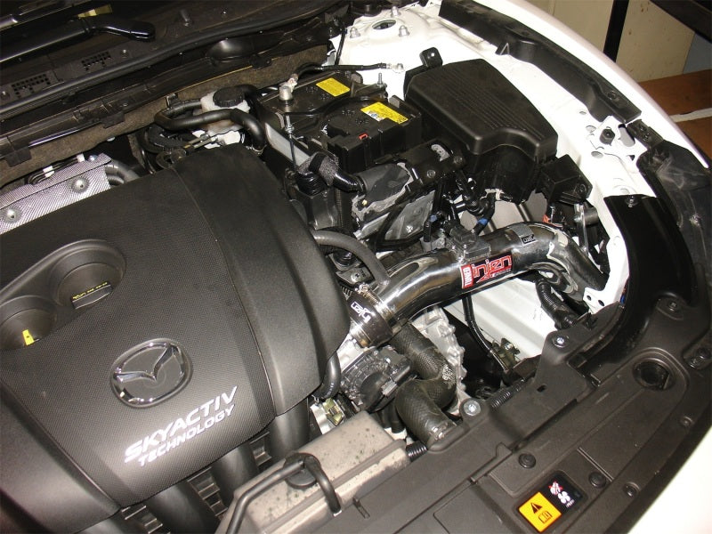 Injen 14-15 Mazda 6 2.5L 4cyl Polished Cold Air Intake w/ MR Tech & Air Fusion - SP6073P