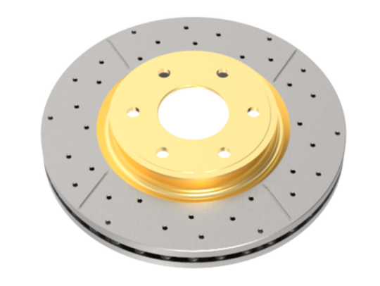 DBA 2018-Up Jeep Wrangler JL 2.2L TD & 3.6L V6 Gas Front Drilled & Slotted Street Series Rotor - DBA3212X