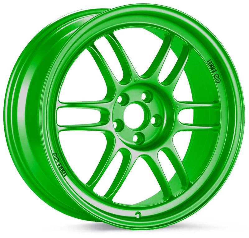 Enkei RPF1 17X8 5x114.3 45mm Offset 73mm Bore Green Wheel ** SPECIAL ORDER** - 3797806545GR