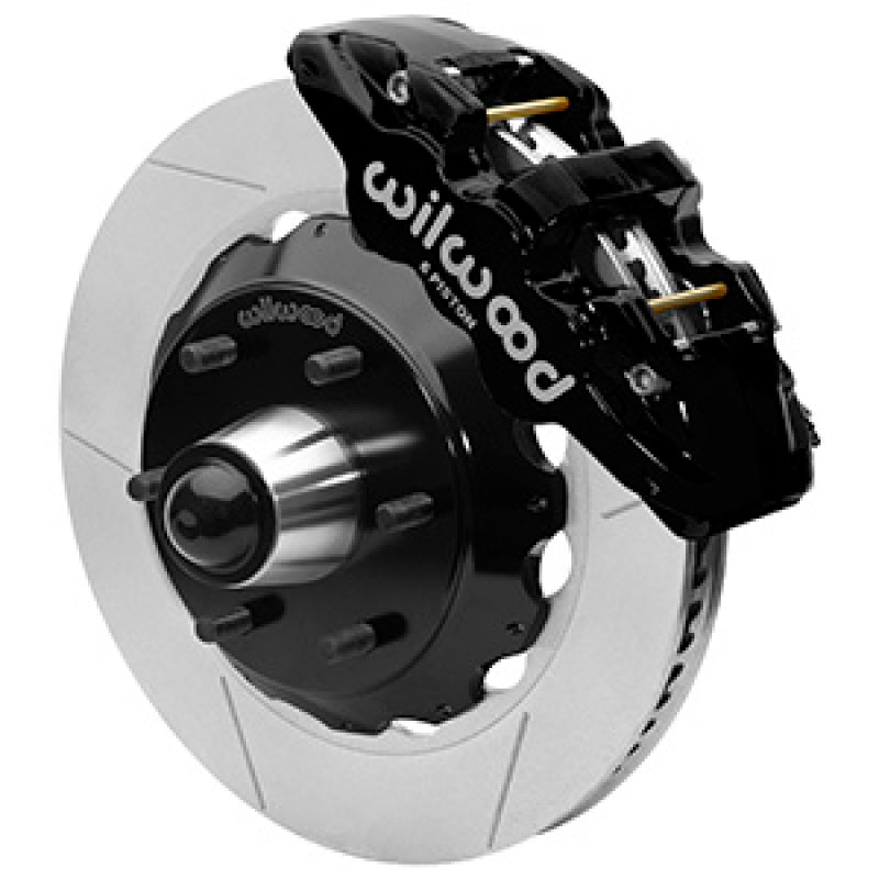 Wilwood 63-87 C10 CPP Spindle AERO6 Front BBK 14in Slotted 6x5.5 BC - Black - 140-16459