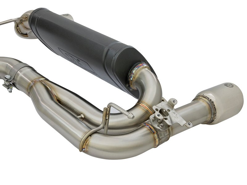aFe MACHForce XP Exhausts Axle-Back 12-15 BMW 335i 3.0T (SS w/Polished Tips) - 49-36336-P