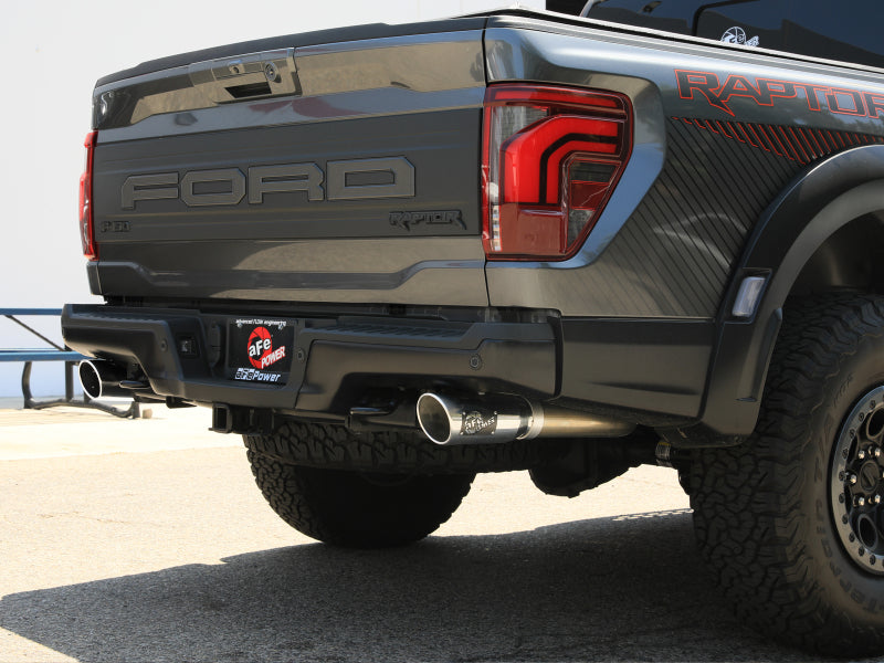 aFe Vulcan Series Cat-Back Exhaust System Ford F-150 Raptor 21-24 V6-3.5L (tt) - 49-33151-P