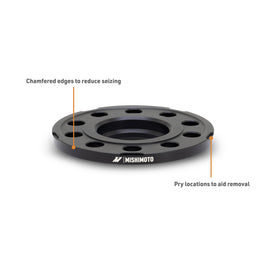 Mishimoto Wheel Spacers - 5x120 - 72.6 - 10 - M14 - Black