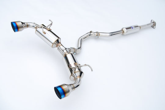 Invidia 12+ Subaru BRZ / Toyota 86 N2 60mm Single Layer Titanium Burnt Tips Cat-Back Exhaust - HS12SST6N21GT