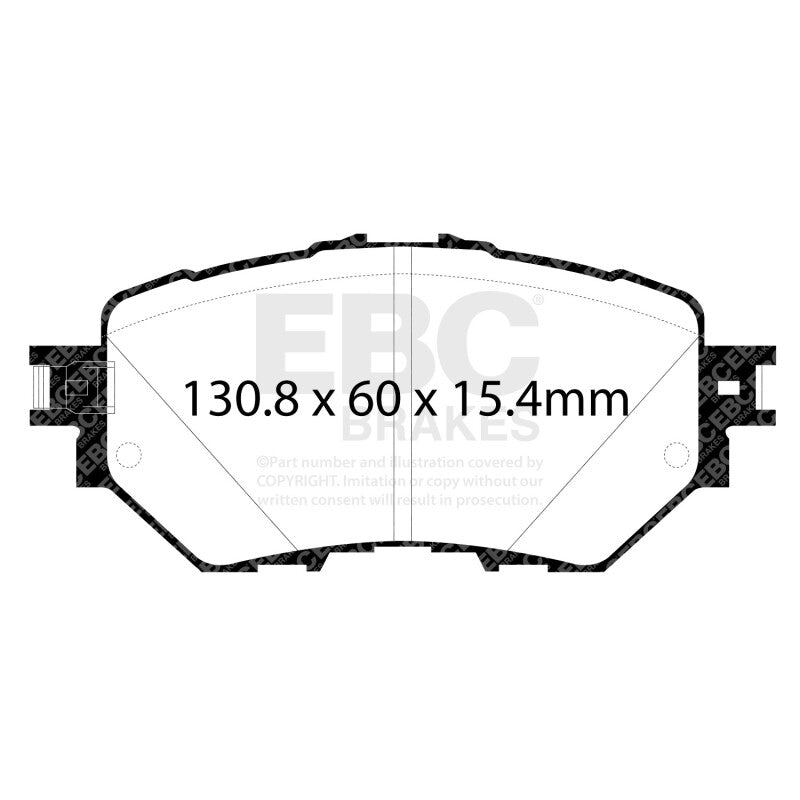 EBC 14+ Mazda 3 2.0 (Mexico Build) Redstuff Front Brake Pads - DP33033C