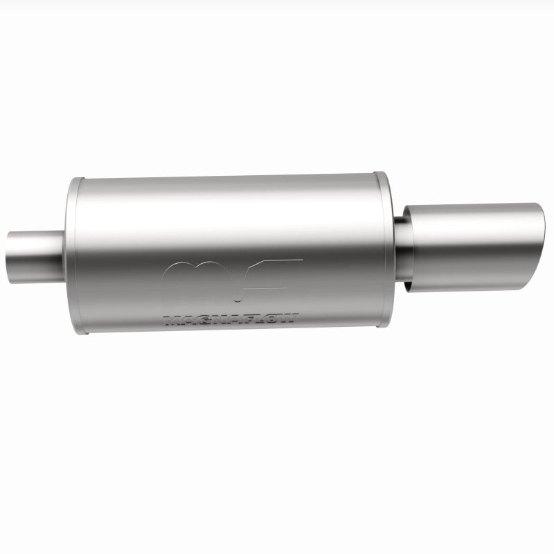 MagnaFlow Muffler W/Tip Mag SS 14X7X7 2.25/4. - 14826
