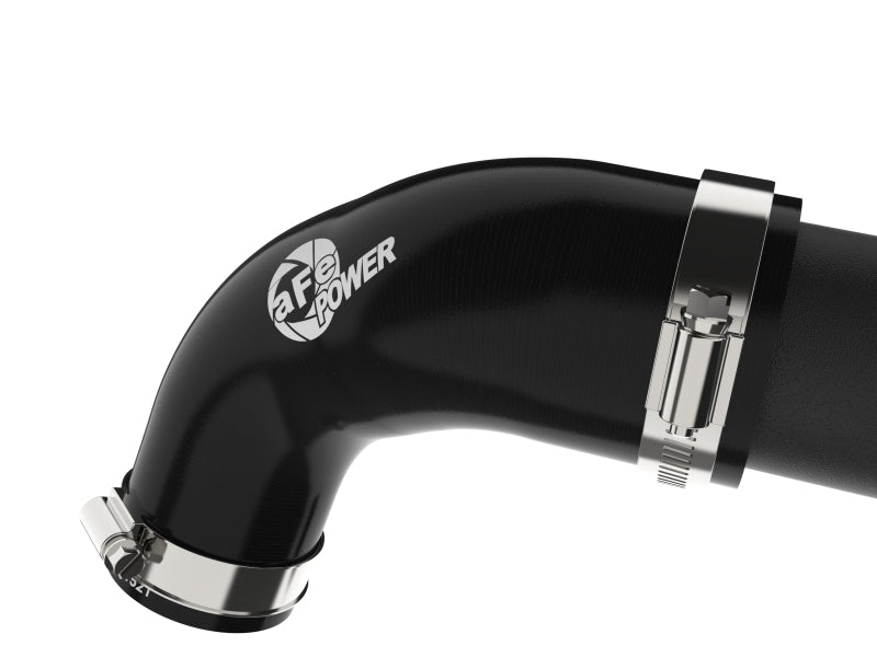 aFe 22-24 Ford Bronco Raptor BladeRunner 2-1/4in Aluminum Hot Charge Pipe Black - 46-20758-B