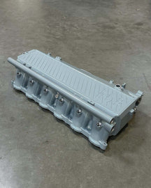 CSF Toyota A90/A91 Supra/ BMW G-Series B58 Charge-Air Cooler Manifold - Brooklyn Grey - 8200BG