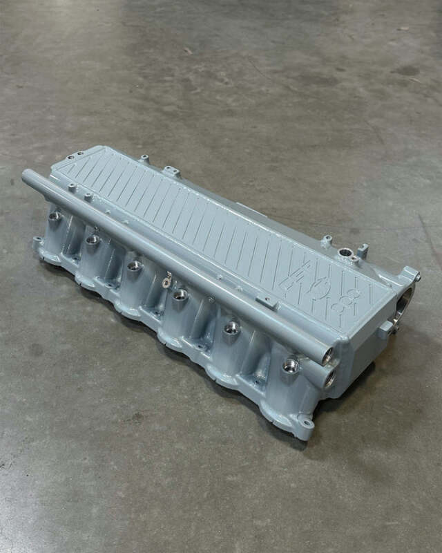 CSF BMW Gen 1 B58 Charge-Air-Cooler Manifold - Brooklyn Grey - 8300BG