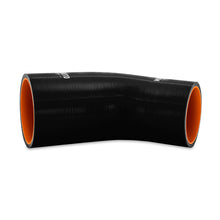 Load image into Gallery viewer, Mishimoto Silicone Reducer Coupler 45 Degree 2.75in to 3in - Black - MMCP-R45-27530BK