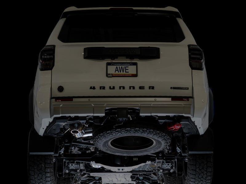 AWE Tuning 2024+ Toyota Land Cruiser / 2025+ Toyota 4Runner 0FG Cat-Back Exhaust w/ BashGuard - 3015-28056