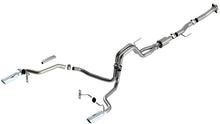 Load image into Gallery viewer, Borla F-150 2021 5.0L 2dr RC SB (122.8 WB) XL/XLT 3/2.25 SRE Cat-Back ATAK Chrome Tips - 140869